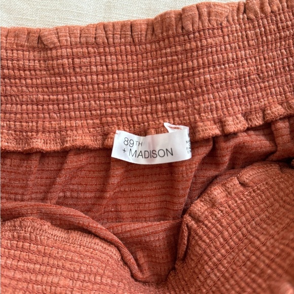 89th & Madison Terracotta Midi Skirt - Picture 3 of 5